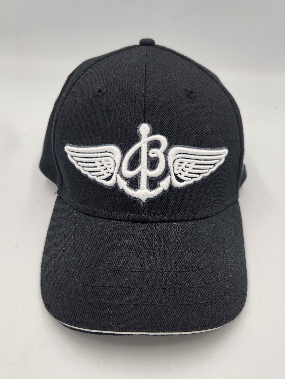 Breitling Embroidered Spell Out Cap Hat Black White One Size New Without Tag
